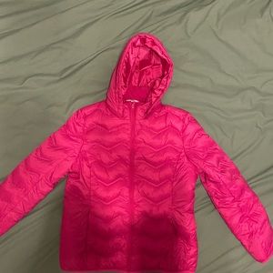 Time & Tru Pink Puffy Winter Jacket.